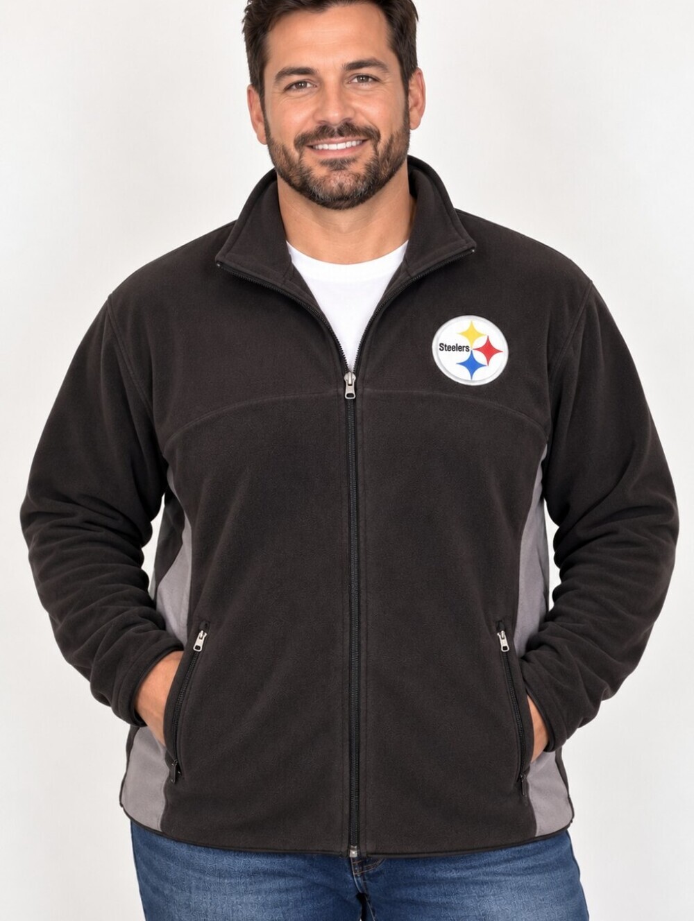 Pittsburgh Steelers Starter Fleece Jacket - Men's 2XL $30